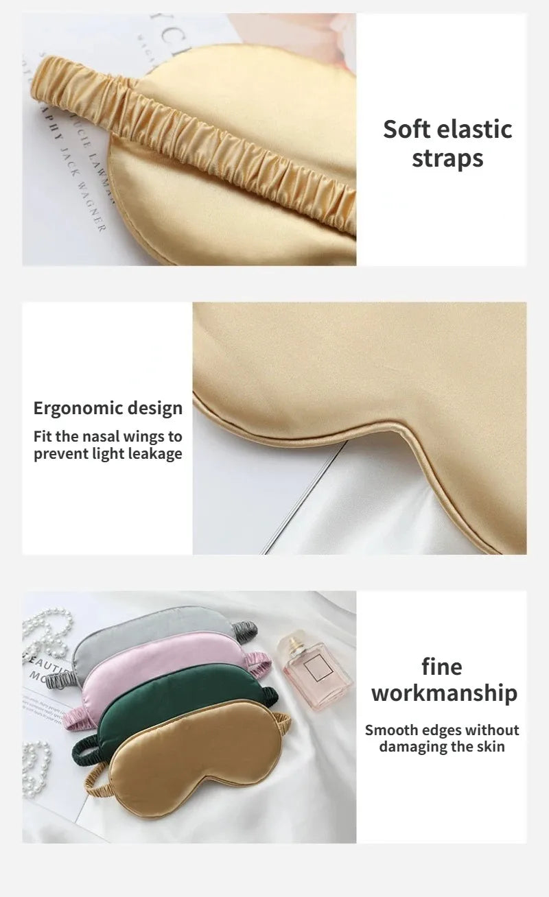 Silk Eye Cover Savour Eye Patches Cute Blindfold Silk Ribbon Satin Silk Sleep Mask Sexy For Women Gift Surprise High Quality