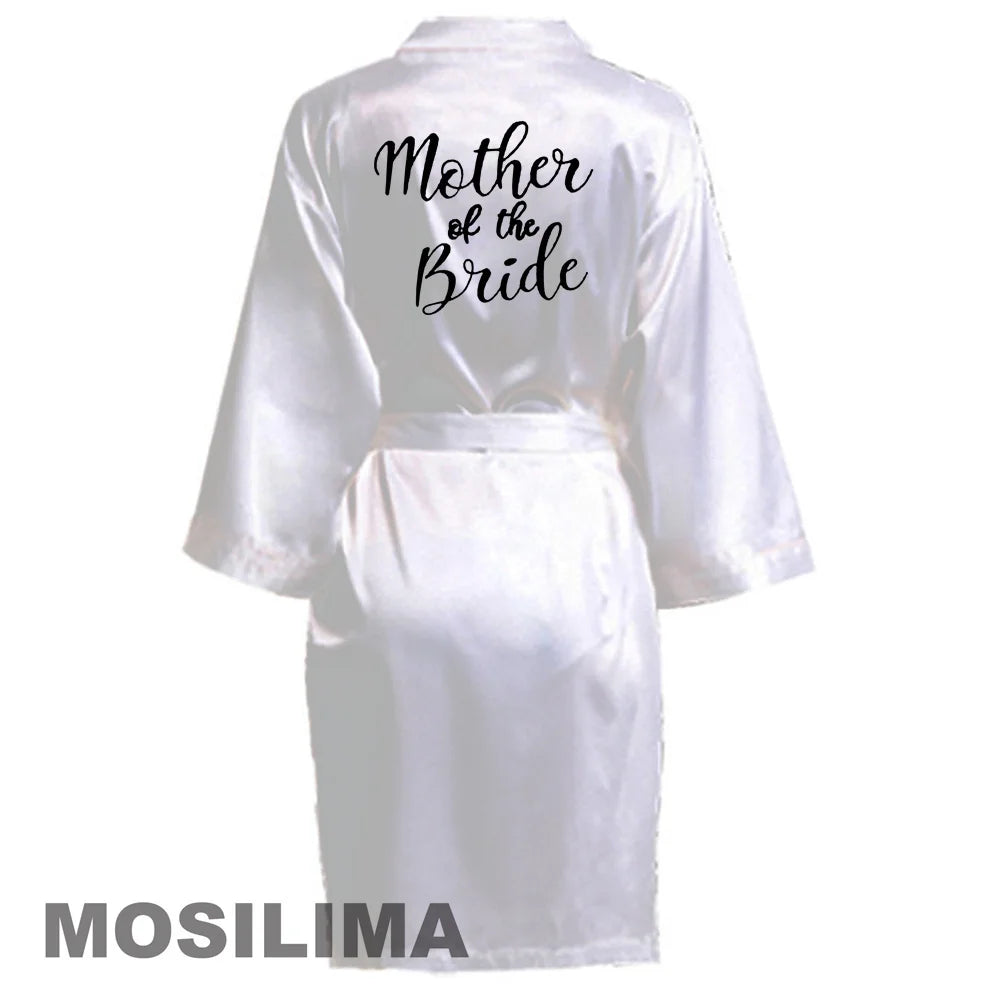 Satin Silk bride robe Wedding Robe Bridesmaid Bride Dressing Gown bridesmaid robes SP002