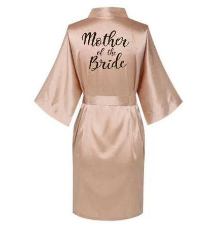 Satin Silk bride robe Wedding Robe Bridesmaid Bride Dressing Gown bridesmaid robes SP002