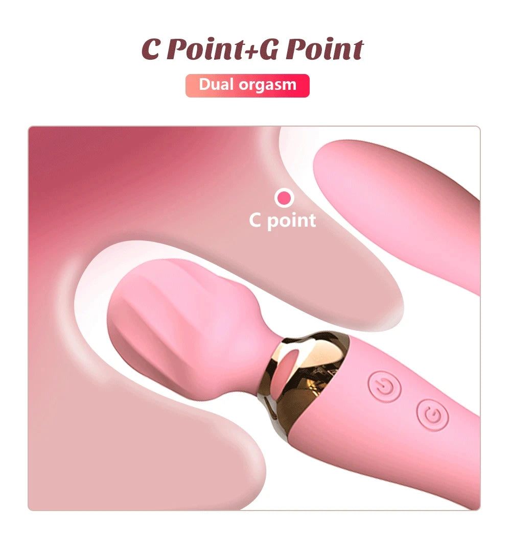 10 Speeds Powerful Female Vibrator AV Magic Wand G-Spot Massager Sex Toys Women Clitoris Stimulate Things for Adults Supplies