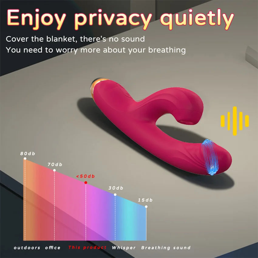 Rabbit Sucker G Spot Vibrator for Women 10 Powerful Modes Clit Vagina Stimulator Anal Plug Dildo Sex Toy Female Goods for Adults