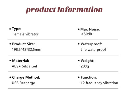 10 Speeds Powerful Female Vibrator AV Magic Wand G-Spot Massager Sex Toys Women Clitoris Stimulate Things for Adults Supplies
