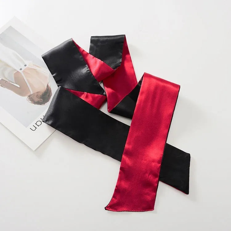 Silk Eye Cover Savour Eye Patches Cute Blindfold Silk Ribbon Satin Silk Sleep Mask Sexy For Women Gift Surprise High Quality