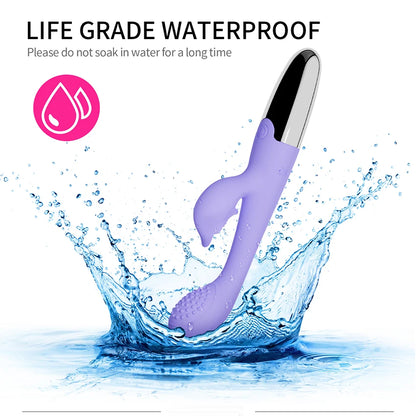 Rabbit Sucker G Spot Vibrator for Women 10 Powerful Modes Clit Vagina Stimulator Anal Plug Dildo Sex Toy Female Goods for Adults