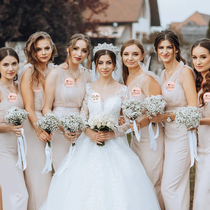 12/1pcs Bride to be Team Bride Badge for Wedding Bridal Shower Decoration Bridesmaids Gift Bachelorette Party Hen Night Supplies