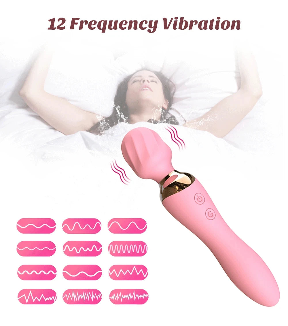 10 Speeds Powerful Female Vibrator AV Magic Wand G-Spot Massager Sex Toys Women Clitoris Stimulate Things for Adults Supplies