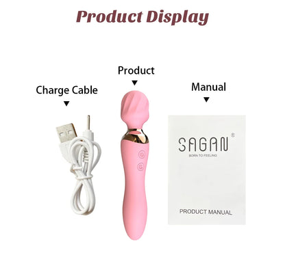 10 Speeds Powerful Female Vibrator AV Magic Wand G-Spot Massager Sex Toys Women Clitoris Stimulate Things for Adults Supplies