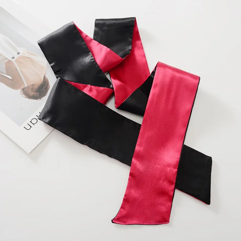 Silk Eye Cover Savour Eye Patches Cute Blindfold Silk Ribbon Satin Silk Sleep Mask Sexy For Women Gift Surprise High Quality