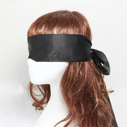 Silk Eye Cover Savour Eye Patches Cute Blindfold Silk Ribbon Satin Silk Sleep Mask Sexy For Women Gift Surprise High Quality