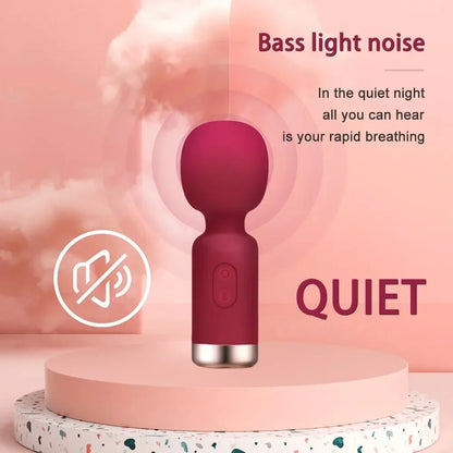 Mini AV Vibrator for Female G Spot Vibration Vagina Anal Clitoris Stimulator Dildo Vibrator Adult Sex Toy for Women Masturbation