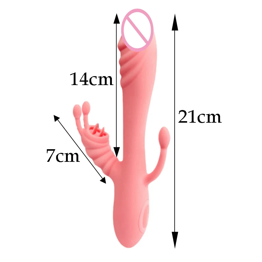 Rabbit Sucker G Spot Vibrator for Women 10 Powerful Modes Clit Vagina Stimulator Anal Plug Dildo Sex Toy Female Goods for Adults