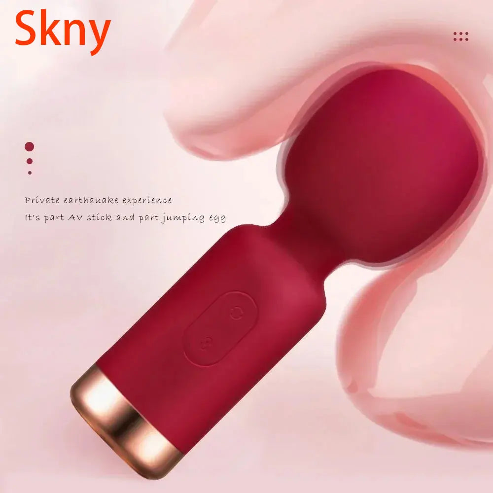 Mini AV Vibrator for Female G Spot Vibration Vagina Anal Clitoris Stimulator Dildo Vibrator Adult Sex Toy for Women Masturbation