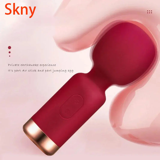Mini AV Vibrator for Female G Spot Vibration Vagina Anal Clitoris Stimulator Dildo Vibrator Adult Sex Toy for Women Masturbation