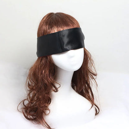 Silk Eye Cover Savour Eye Patches Cute Blindfold Silk Ribbon Satin Silk Sleep Mask Sexy For Women Gift Surprise High Quality