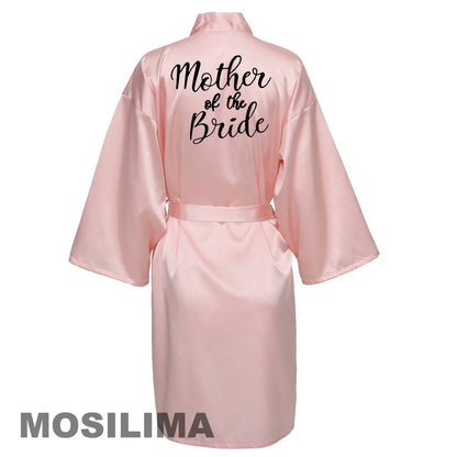 Satin Silk bride robe Wedding Robe Bridesmaid Bride Dressing Gown bridesmaid robes SP002
